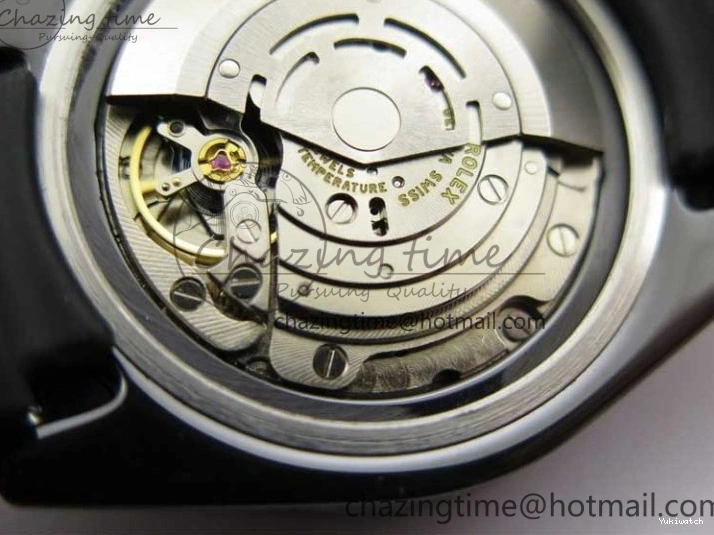 5GF Black Black Best SA3135 Cream Ceramic Dial Submariner on 40mm Strap Rubber Edition 1224